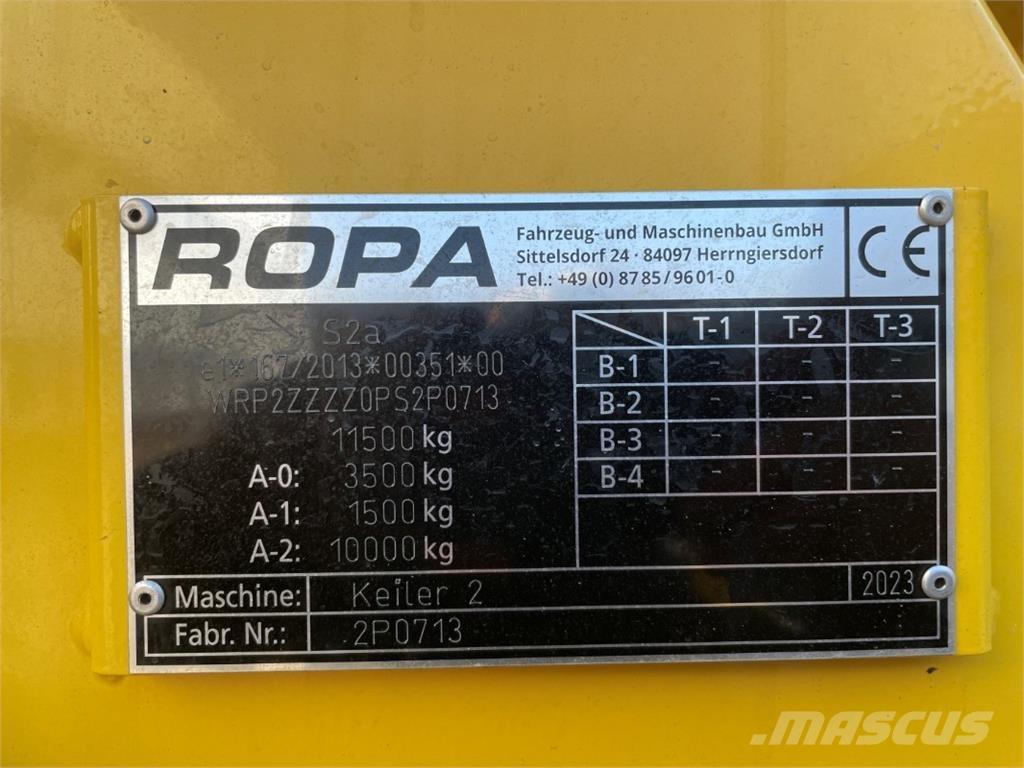 Ropa KEILER 2 Картоплезбиральні комбайни