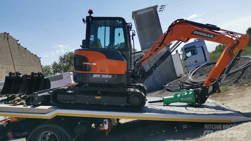 Doosan DX 50 Z Міні-екскаватори < 7т