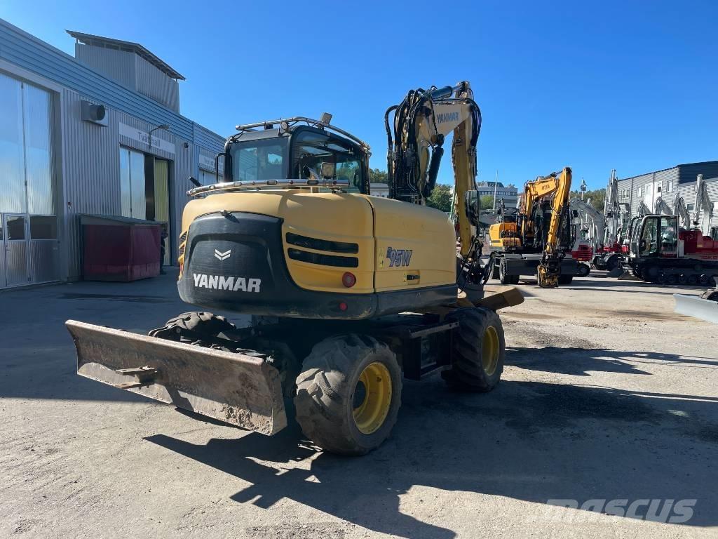 Yanmar B 95 W Колісні екскаватори