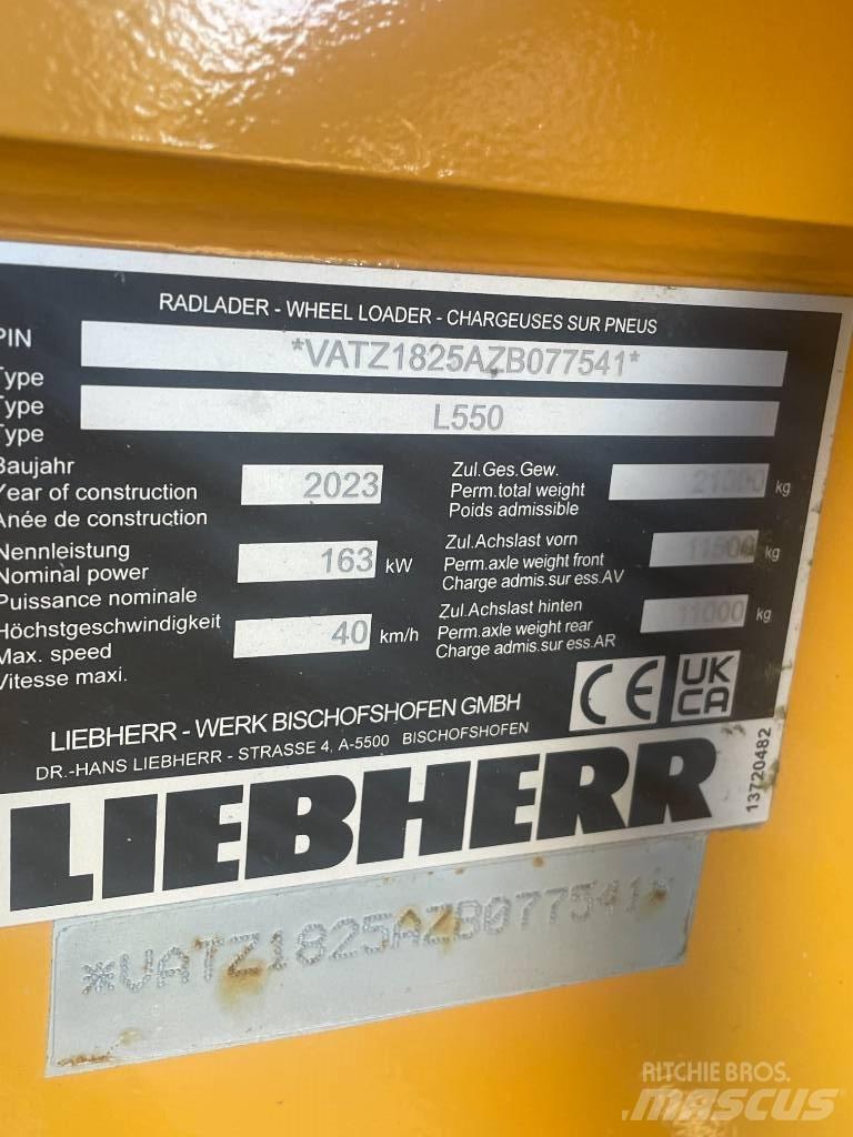 Liebherr L550XPower Фронтальні навантажувачі