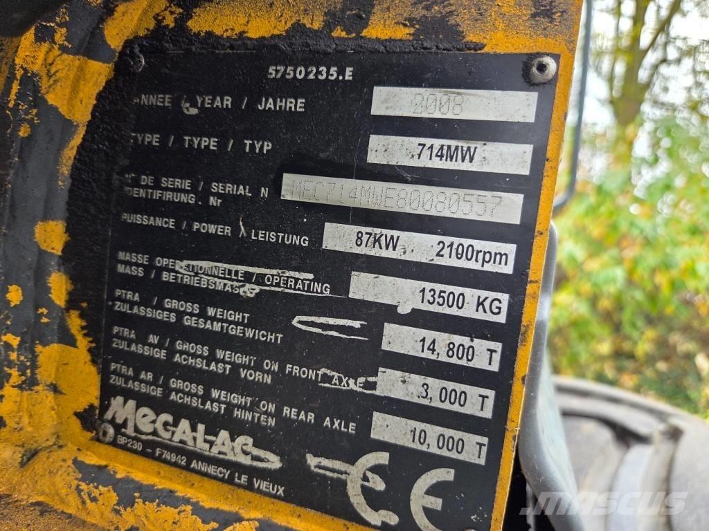 Mecalac 714 MW Колісні екскаватори