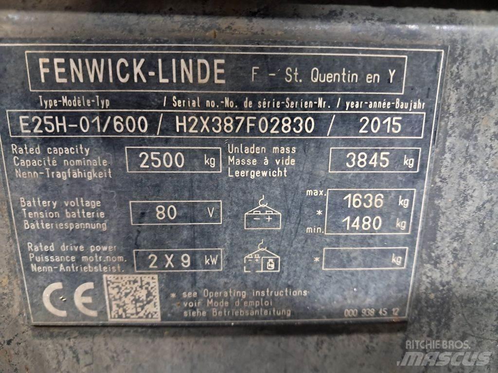 Linde E25H-01/600 Електронавантажувачі
