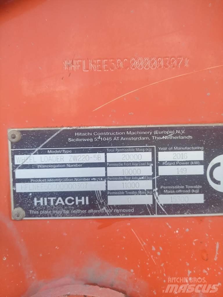 Hitachi ZW 220-6 Колісні екскаватори