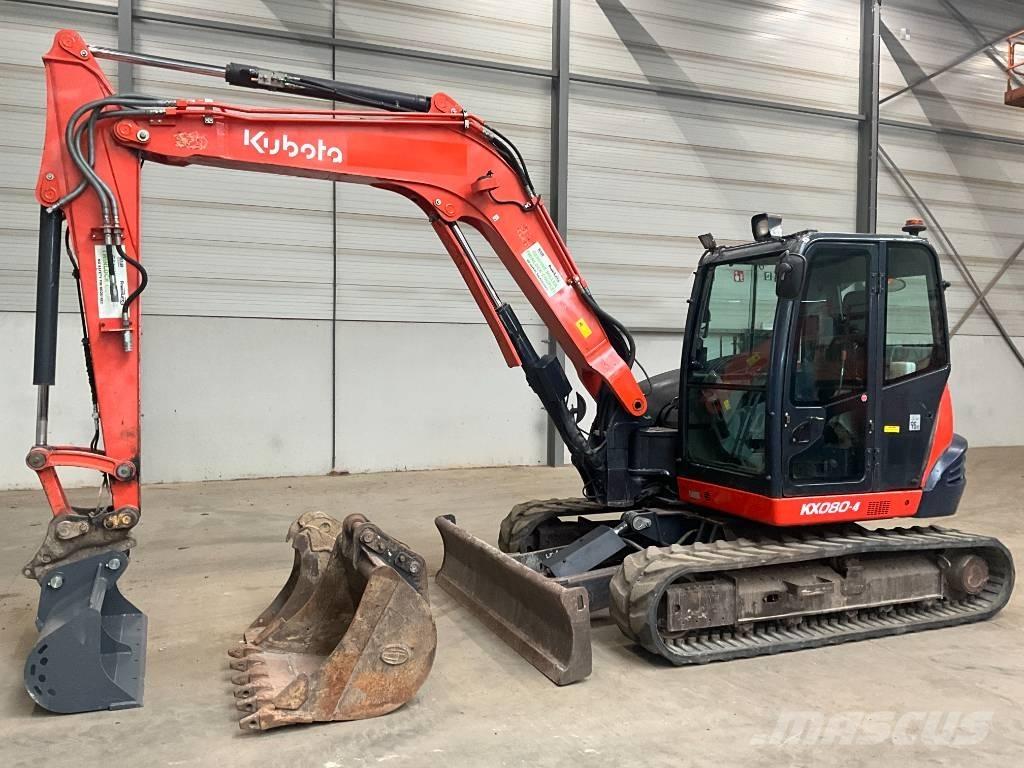 Kubota KX 080-4 Середні екскаватори 7т. - 12т.