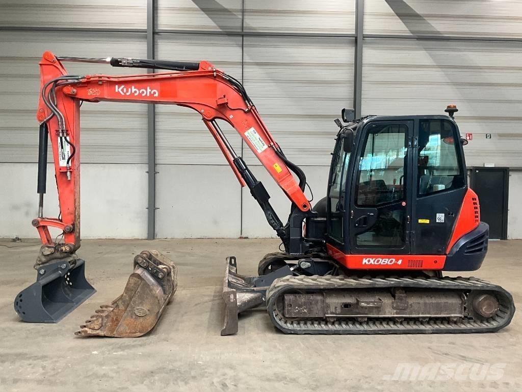 Kubota KX 080-4 Середні екскаватори 7т. - 12т.