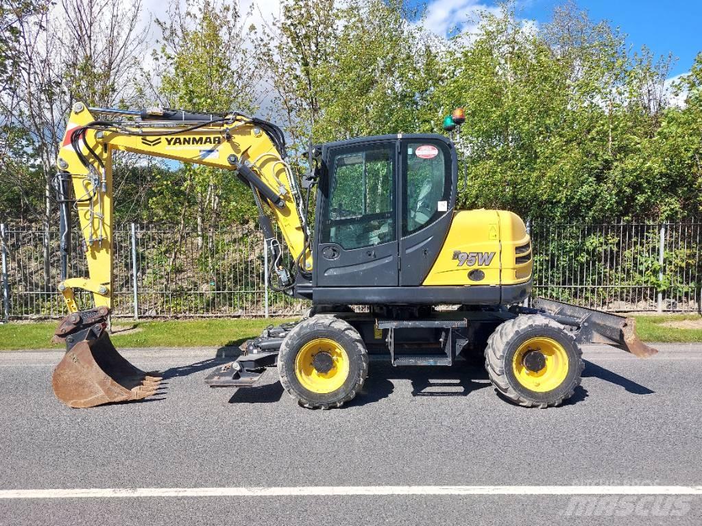 Yanmar B95W Колісні екскаватори