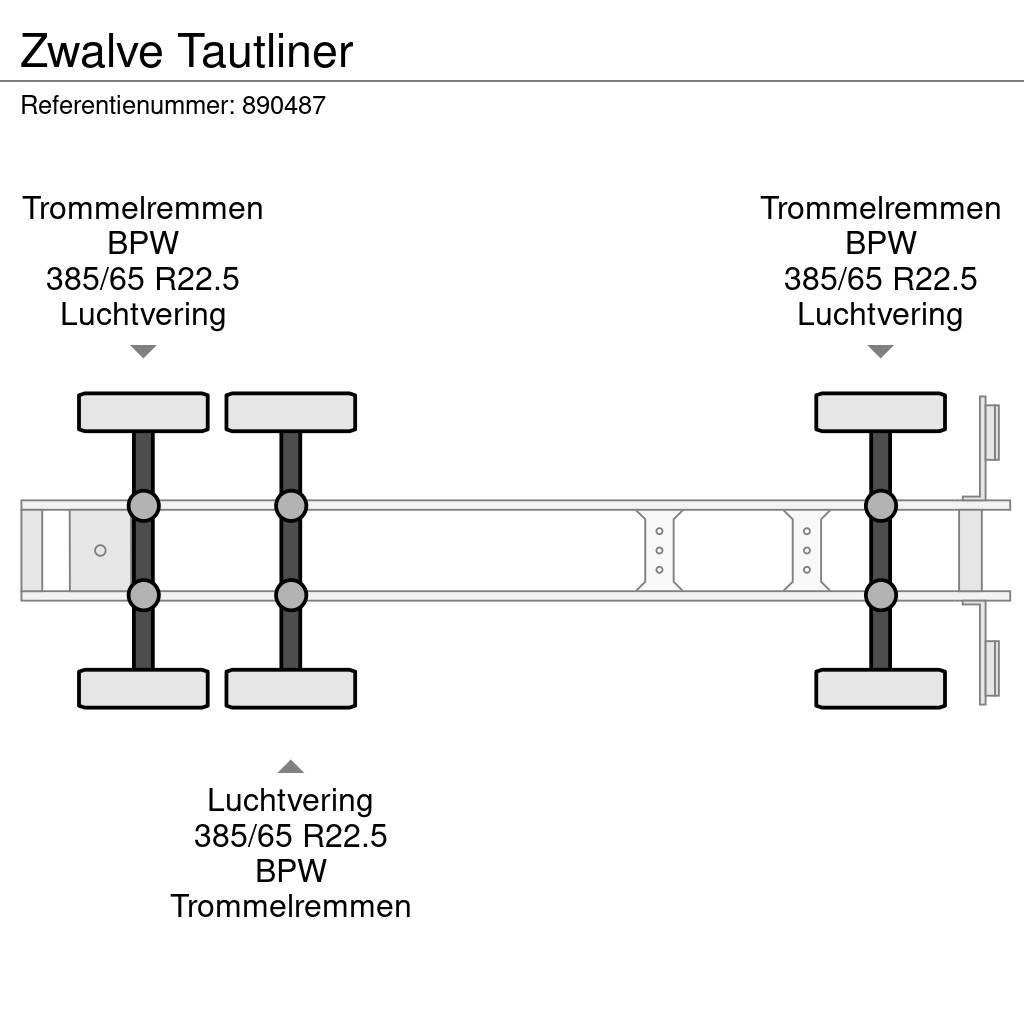 Zwalve Tautliner Тентовані напівпричепи