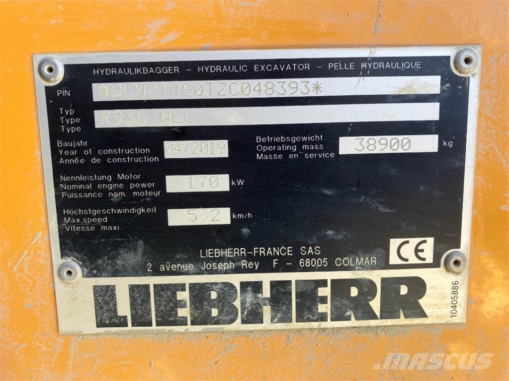 Liebherr R936 Гусеничні екскаватори