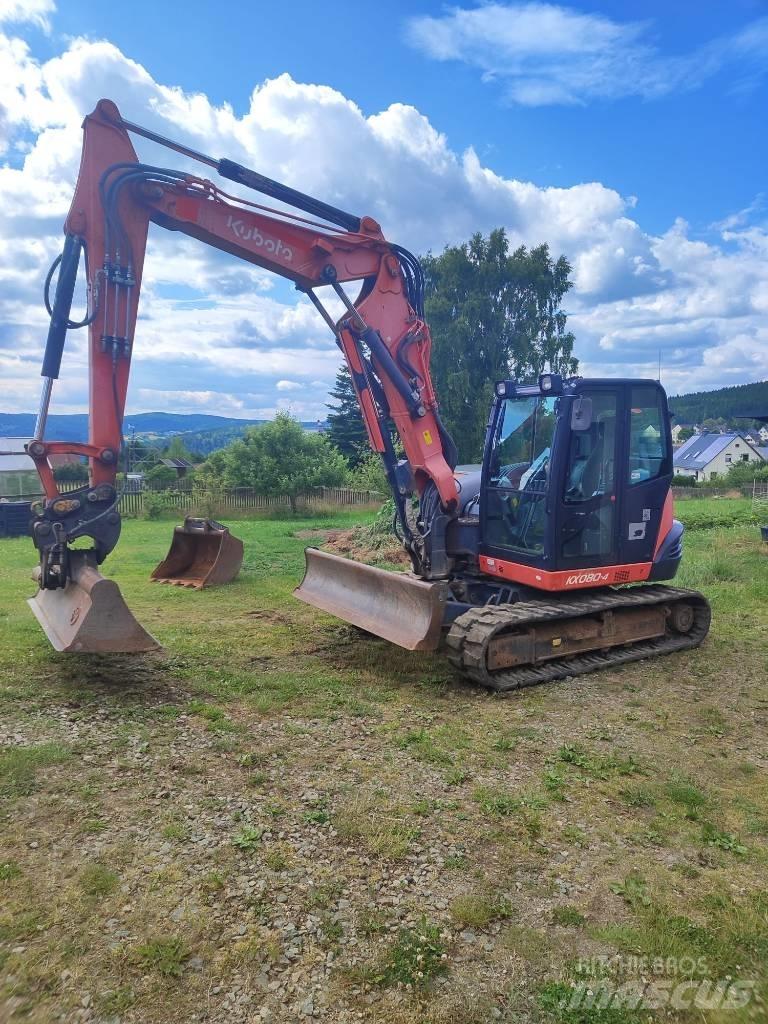 Kubota KX 080-4 Середні екскаватори 7т. - 12т.