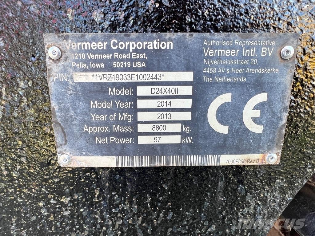 Vermeer D24X40II Обладнання для горизонтального буріння
