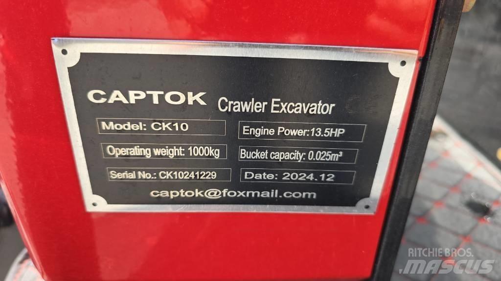 Captok CK10 Міні-екскаватори < 7т