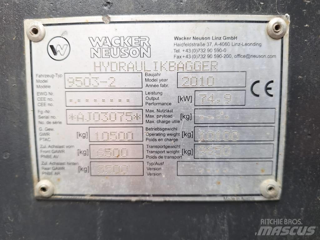 Wacker Neuson 9503-2 Колісні екскаватори