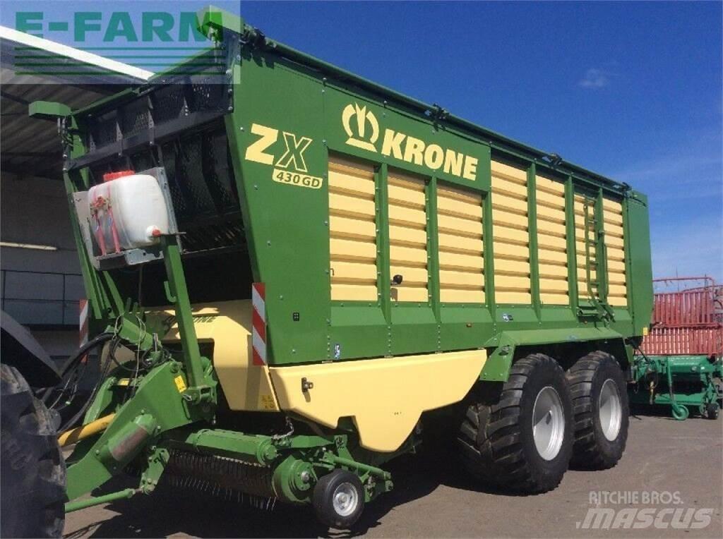 Krone zx 430 gd Причепи перевантажувачі зерна