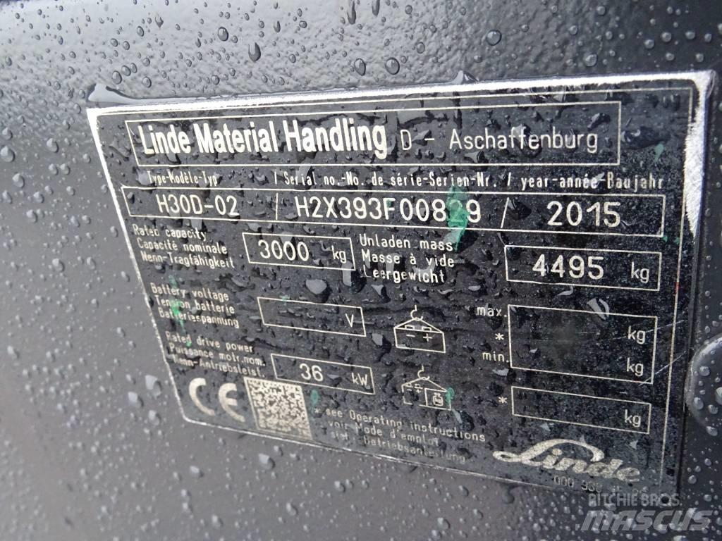Linde H30D-02 Дизельні навантажувачі