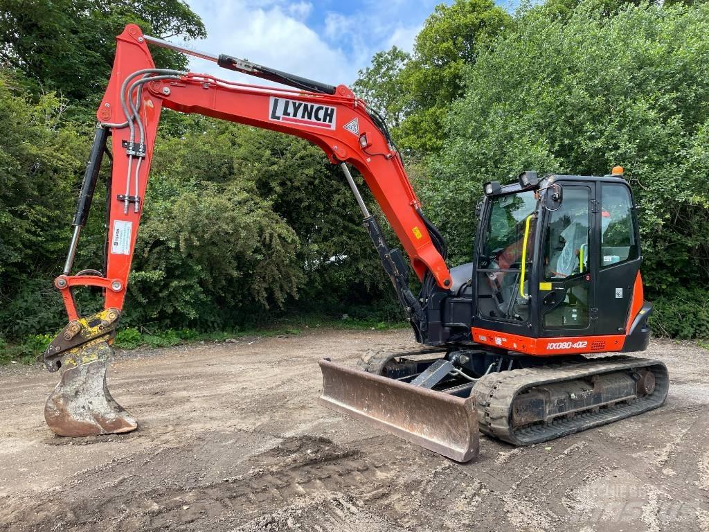 Kubota KX 080-4 Середні екскаватори 7т. - 12т.