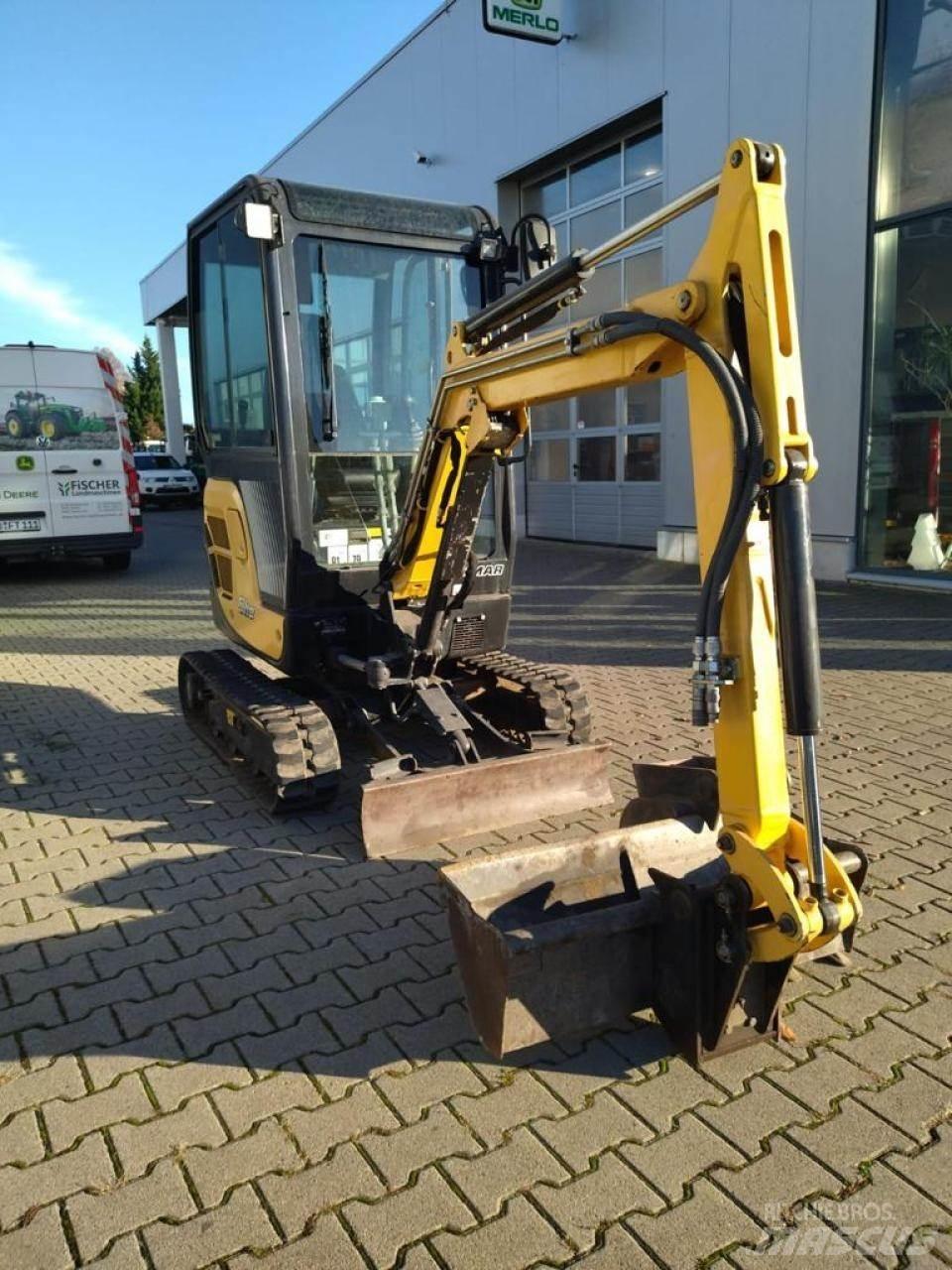 Yanmar SV18 Міні-екскаватори < 7т
