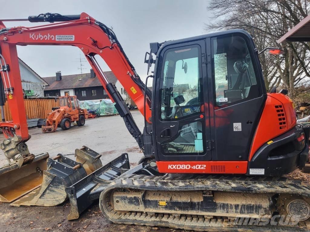 Kubota KX 080-4 Міні-екскаватори < 7т