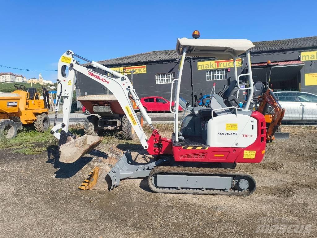 Takeuchi TB 216 Міні-екскаватори < 7т
