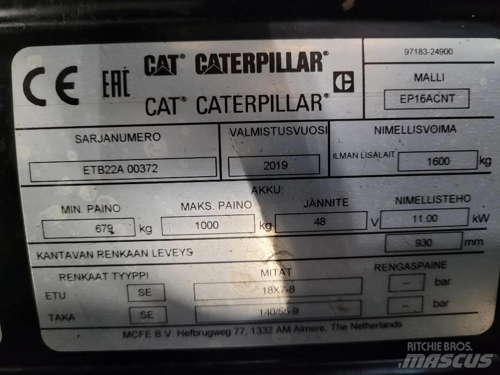 CAT EP16ACNT " OULU " Електронавантажувачі