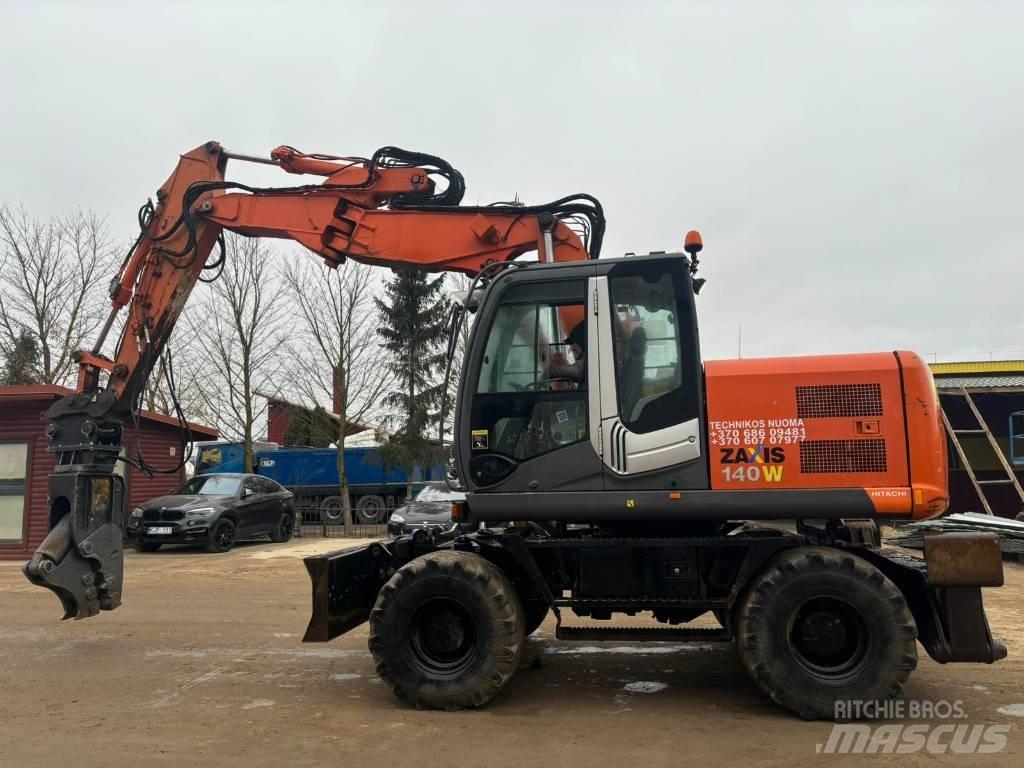 Hitachi ZX 140 W-3 Колісні екскаватори