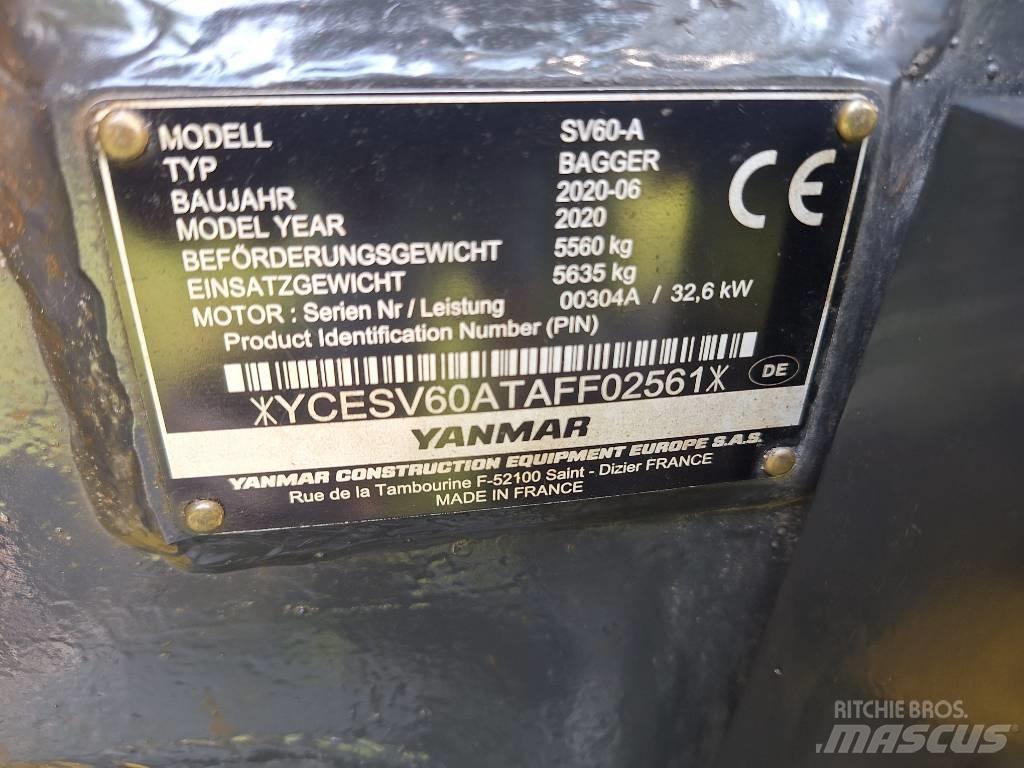 Yanmar SV 60 Міні-екскаватори < 7т