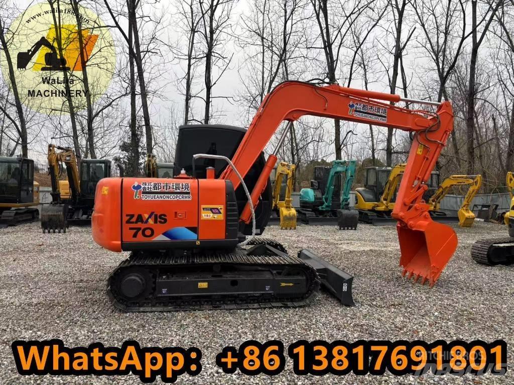 Hitachi ZX 70 Міні-екскаватори < 7т