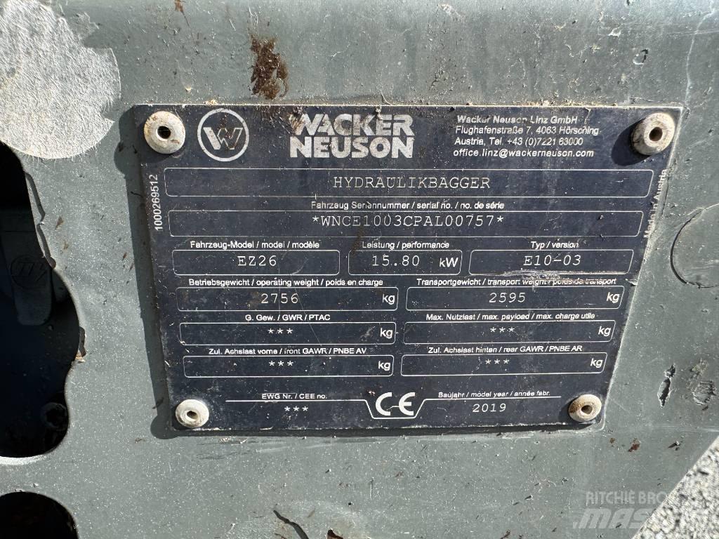 Wacker Neuson EZ26 Гусеничні екскаватори