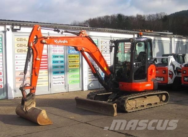 Kubota U55-4 Міні-екскаватори < 7т