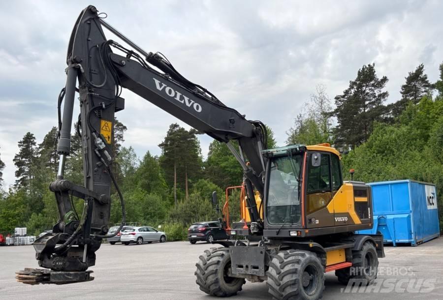 Volvo EW160E Колісні екскаватори
