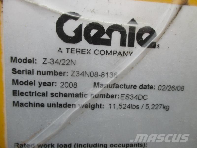 Genie Z 34/22 N Колінчаті підйомники