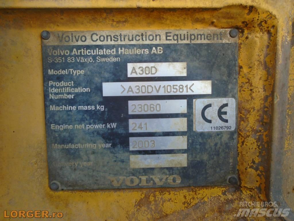 Volvo A 30 D Зчленовані самоскиди