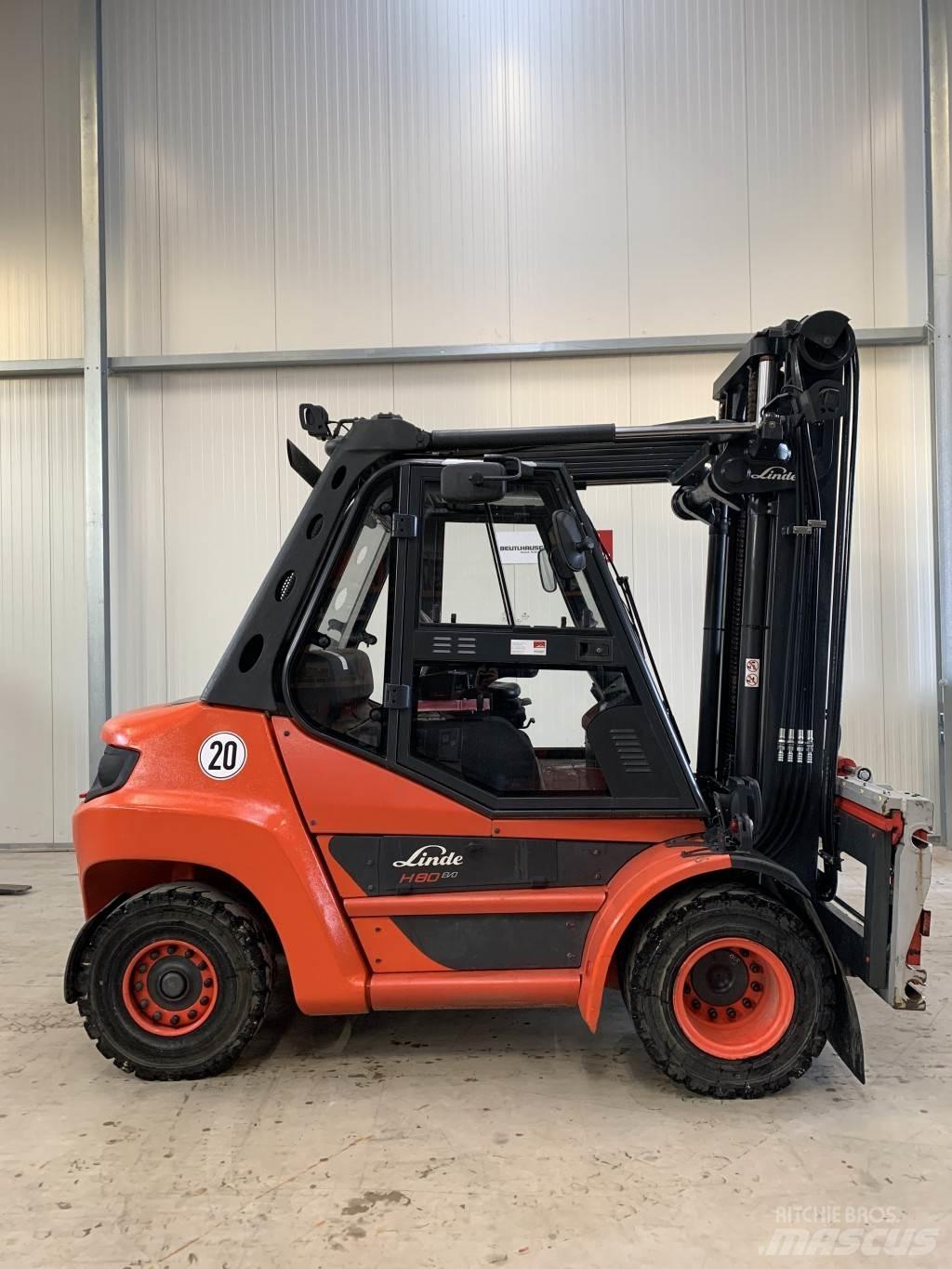 Linde H80D Дизельні навантажувачі