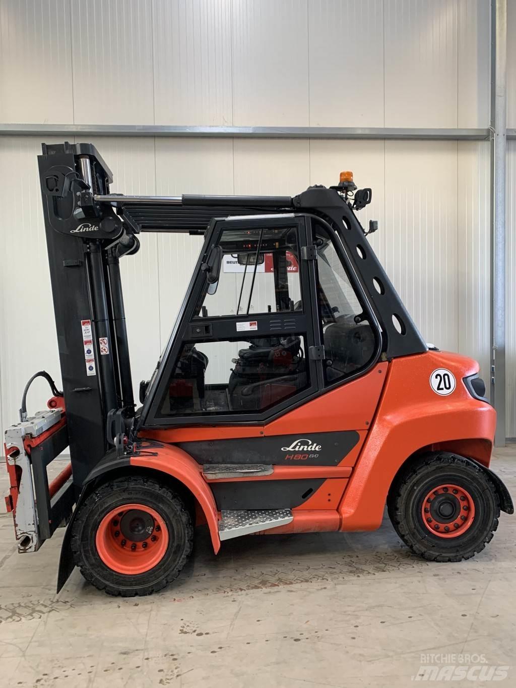 Linde H80D Дизельні навантажувачі