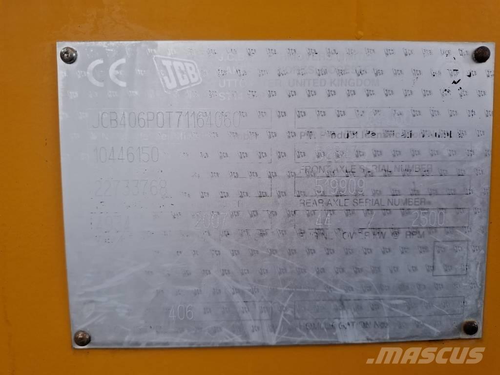 JCB 406 Фронтальні навантажувачі