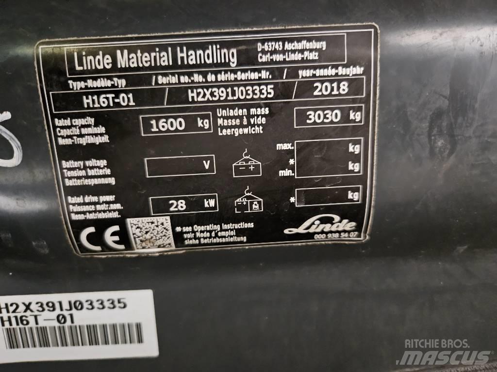 Linde H16T Газові навантажувачі