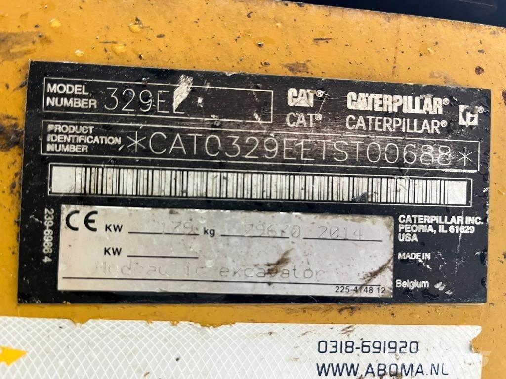 CAT 329 EL Гусеничні екскаватори