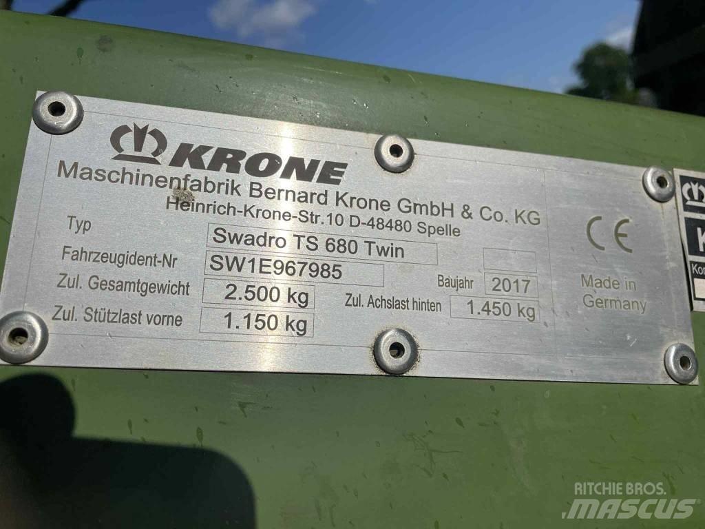 Krone Swadro TS 680 Рядкові жатки