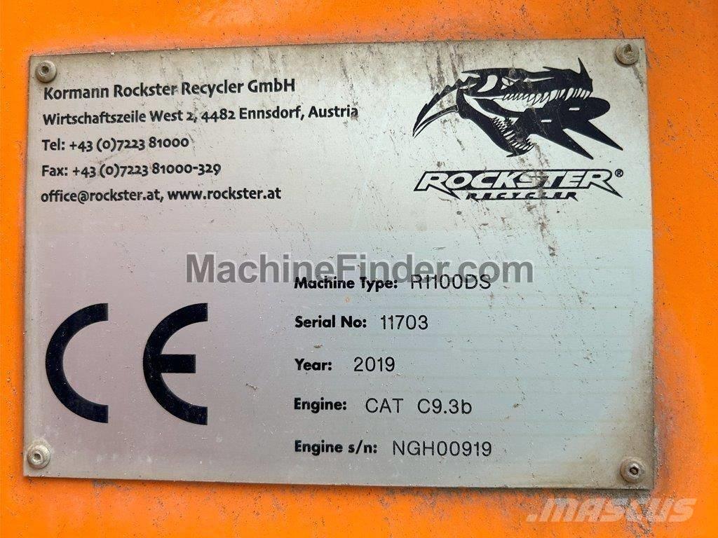 Rockster RD1100DS Мобільні дробарки