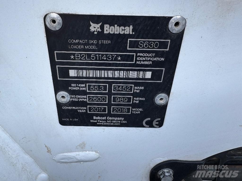 Bobcat S630 Міні-навантажувачі