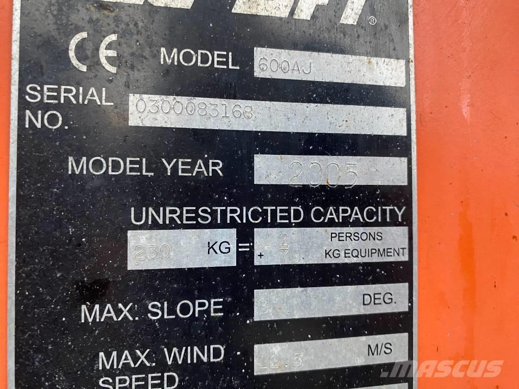 JLG 600 AJ Колінчаті підйомники