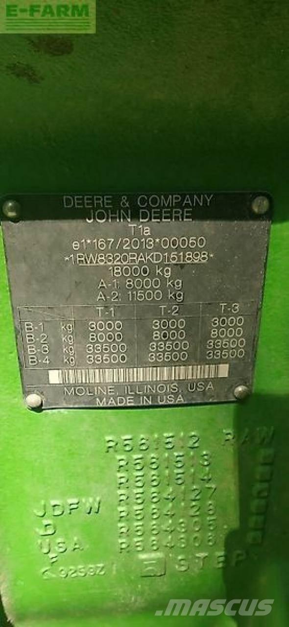 John Deere 8320r Трактори
