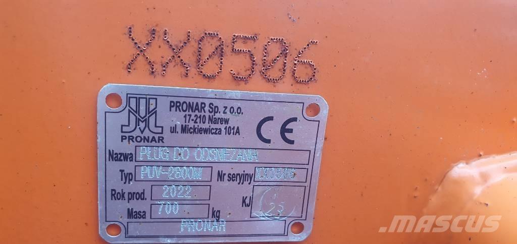 Pronar PUV 2800 M Снігоочищувальні ножі та плуги