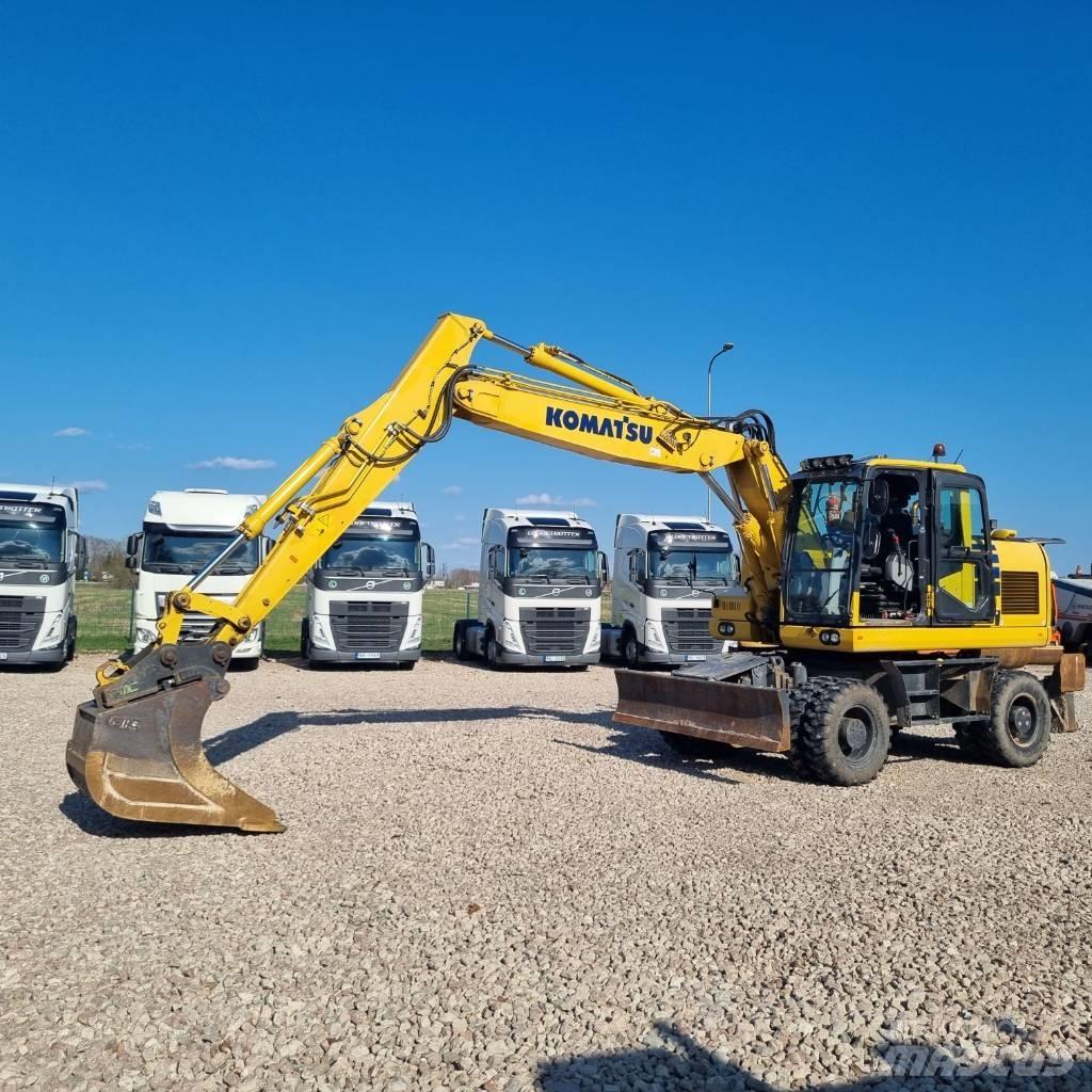 Komatsu PW160 - 11 Колісні екскаватори