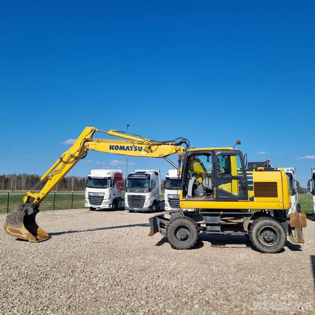 Komatsu PW160 - 11 Колісні екскаватори