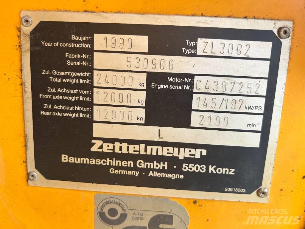 Zettelmeyer ZL 3002 Фронтальні навантажувачі