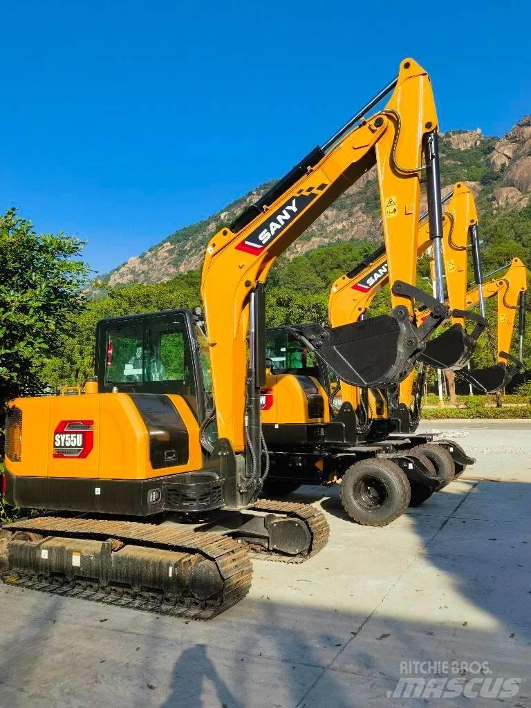 Sany sy55u Міні-екскаватори < 7т