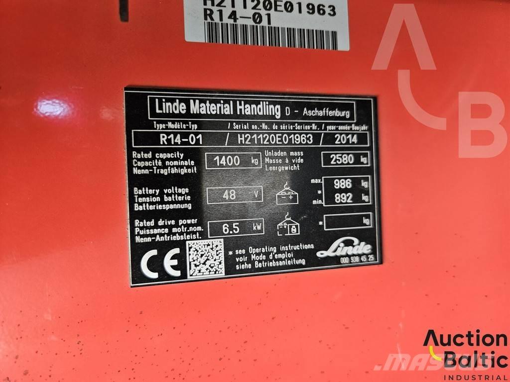 Linde R14-01 Підбірник заказів із середніх ярусів