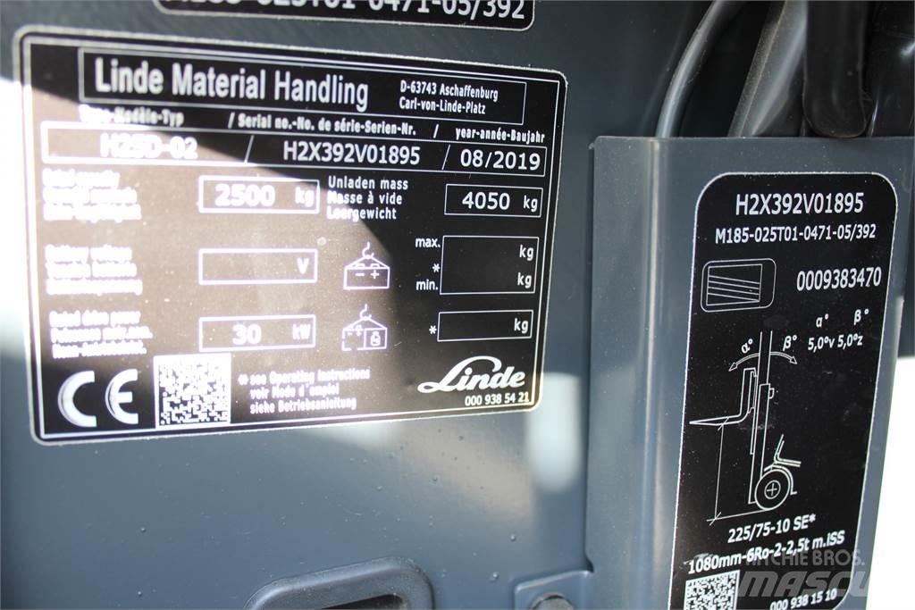 Linde H25D Дизельні навантажувачі