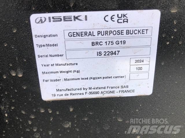 Iseki MX 1.75 BUCKET Комунальна техніка - Інші