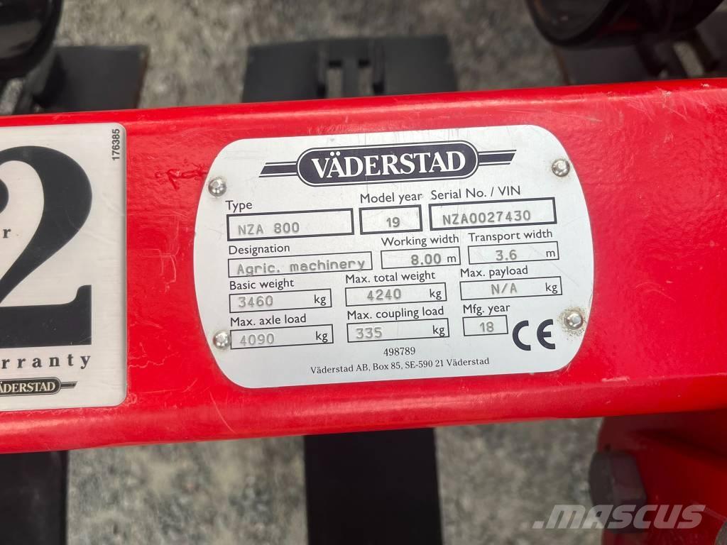 Väderstad NZA800 Борони